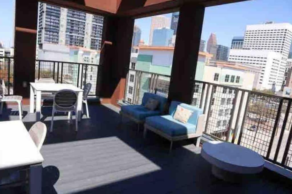Fancy Apt Downtown. Pool. Gym. Lounge. Pet Ok Houston Buitenkant foto
